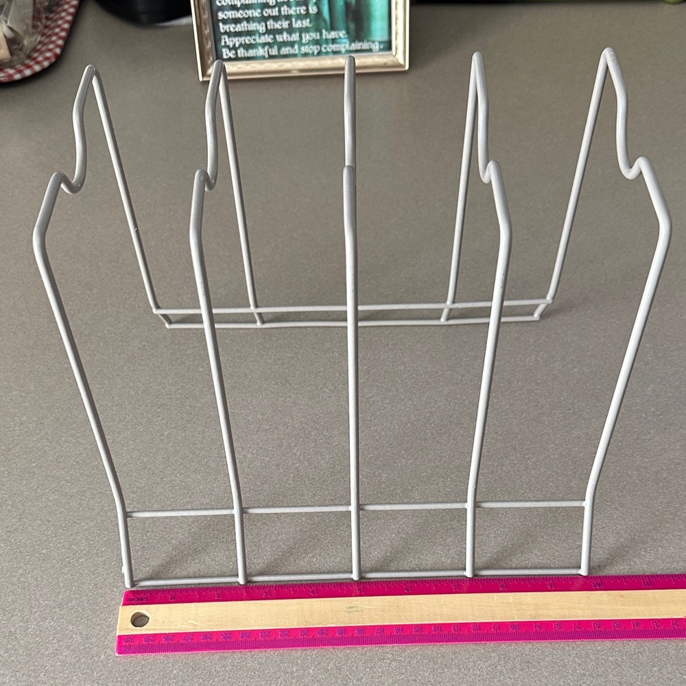 Silver Wire Rack Organizer
